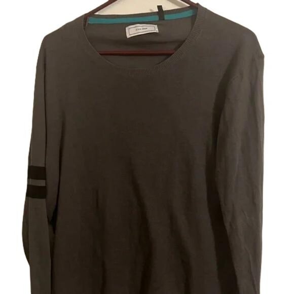 Five Four Men's Green Long Sleeve Tee - Picture 1 of 4